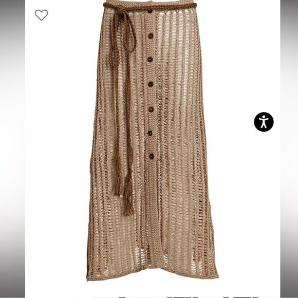 Solid & Striped Crochet Vivienne Midi Skirt size XS - Picture 7 of 12